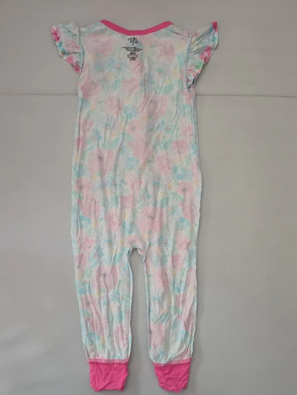 (NWOT) Birdie Bean Trinity Ruffle Cap Sleeve Romper - Size 2T